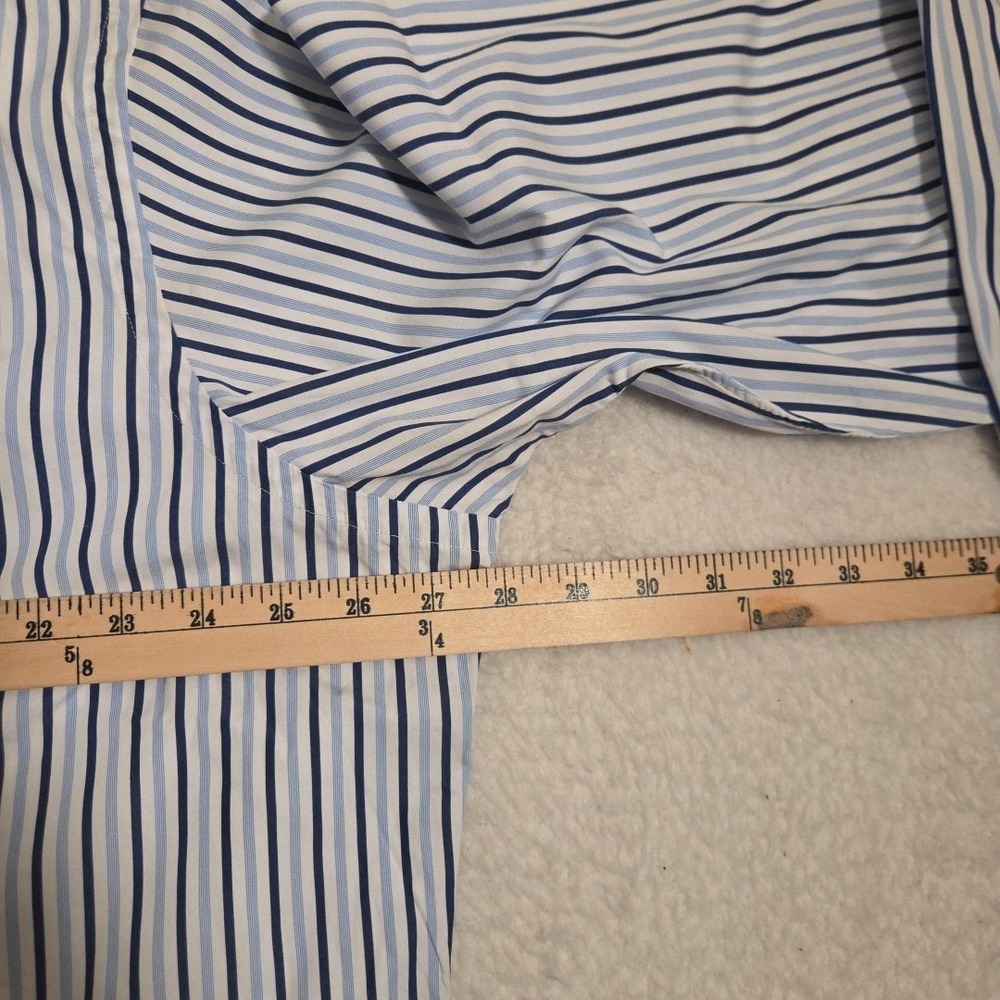 VTG Ralph Lauren Shirt Size 2XL Striped Classic Fit Button Down Long Sleeve - Picture 4 of 7